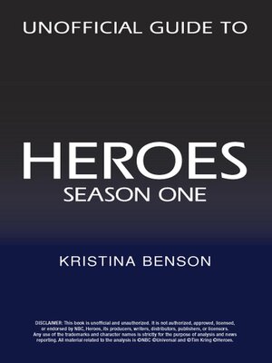 cover image of Unofficial Guide to HEROES Season One